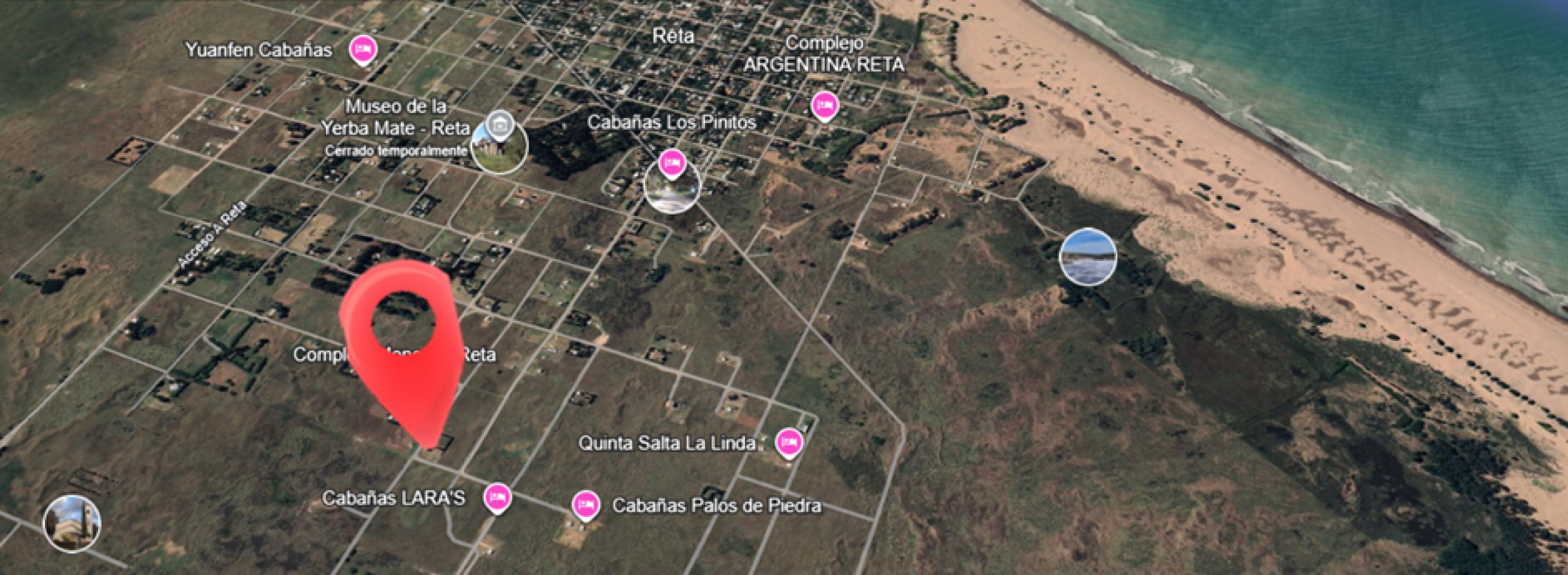 LOTE, TERRENO DE 1995 M2.- EN BALNEARIO RETA, ZONA DE QUINTAS MINIMO ANTICIPO Y CUOTAS ACCESIBLES.
