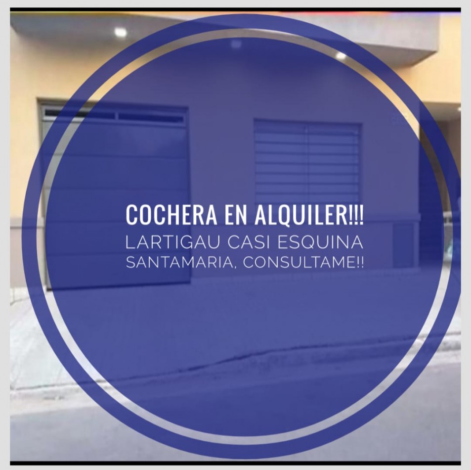 Alquilo cochera en San Justo, disponible a partir del 02/04/2026