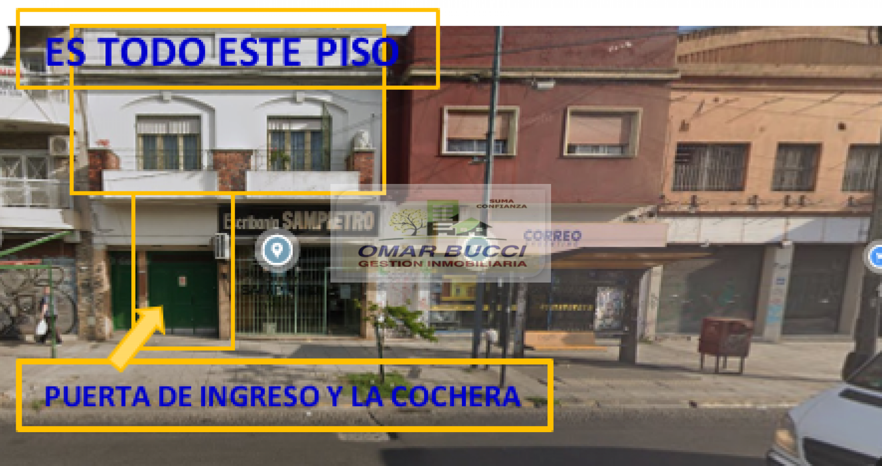 DEPARTAMENTO de 7 ambientes apto Comercial/Profesional o Vivienda en Ciudadela sobre AV. fte. a la estacion