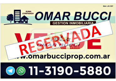 Terreno Lote Casa RESERVADO en muy buena zona de Ramos Mejia Colon al 600